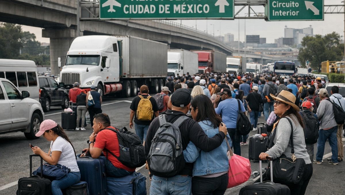 AICM anuncia recomendaciones a usuarios por posibles afectaciones de megabloqueo de transportistas | IA Discover