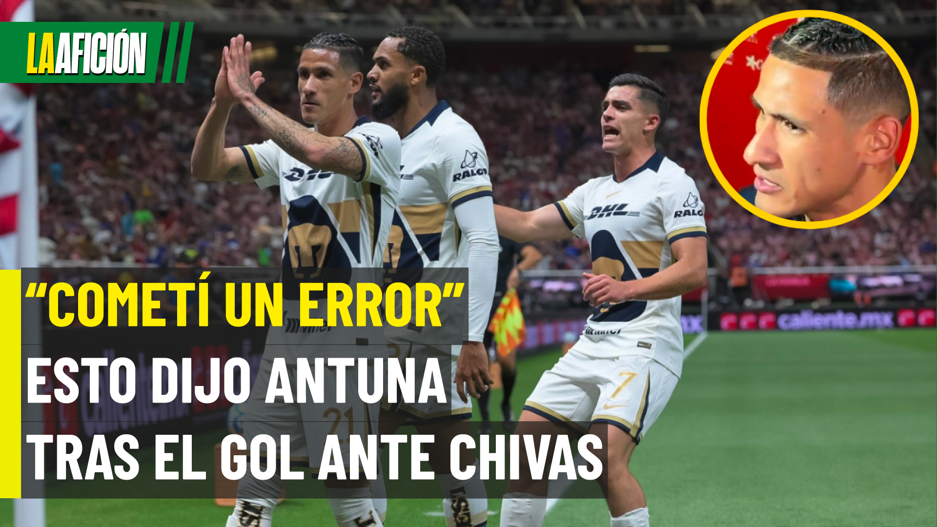 Antuna rompe el silencio y admite su fracaso en Chivas