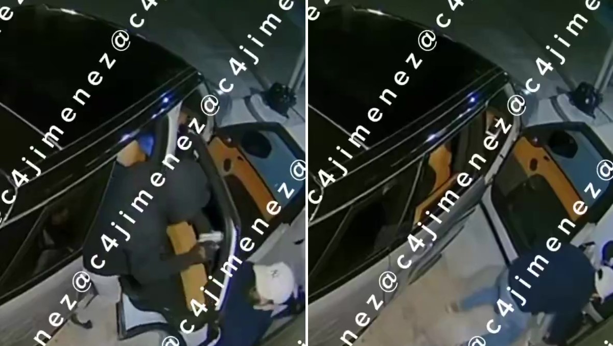 La banda pintó la Land Rover de color negro para seguir usándola en sus delitos. | Especial