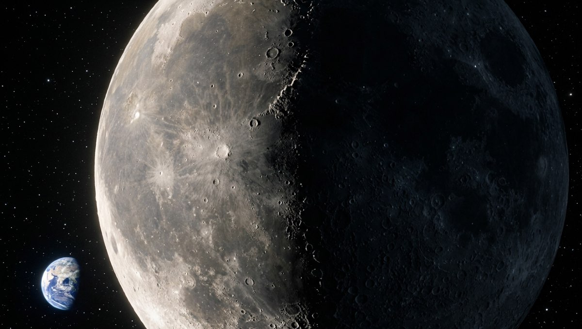 Descubren el lado oscuro de la luna. | MILENIO IA