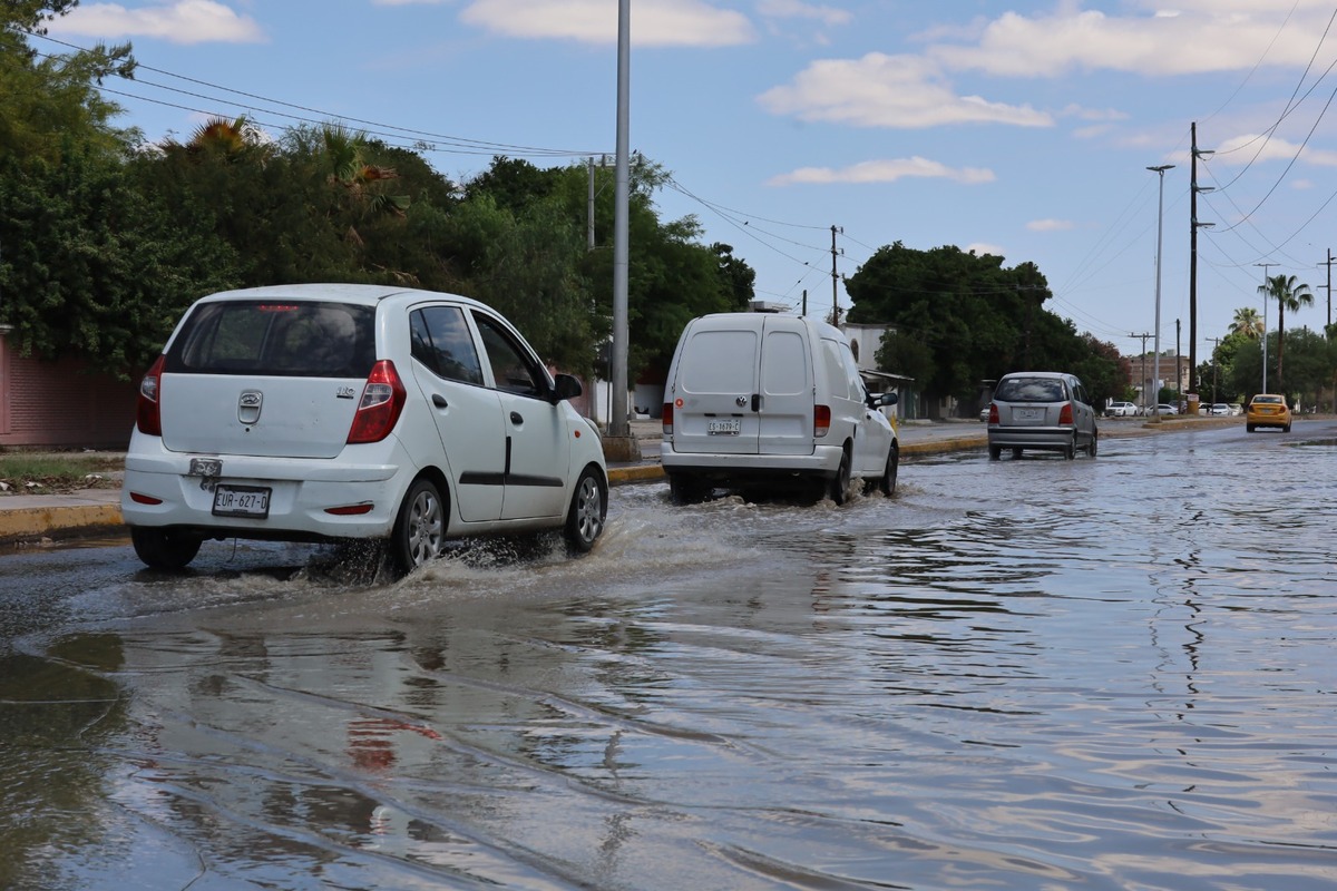 Drenaje pluvial en Torreón. | Verónica Rivera