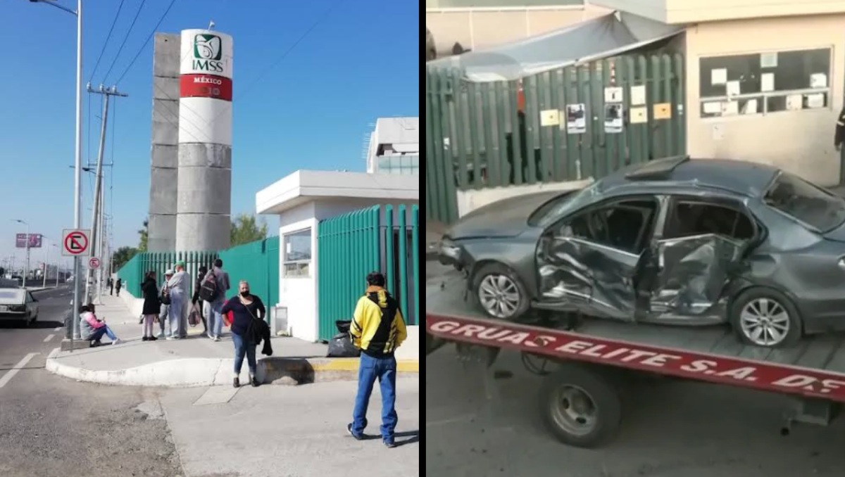 El joven embistió a por lo menos una decena de personas en las inmediaciones de un Hospital Regional del IMSS | Especial/Telediario