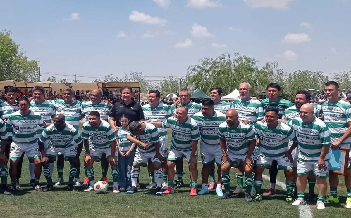 Leyendas de Santos y América se enfrentan en La Laguna. | Foto: Especial