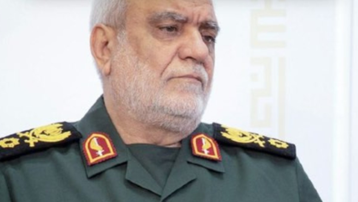 Majid Khatem-Hosseini Khadami, presidente de la organización de inteligencia de la Guardia Revolucionaria. | Fuerza de Defensa de Israel en X