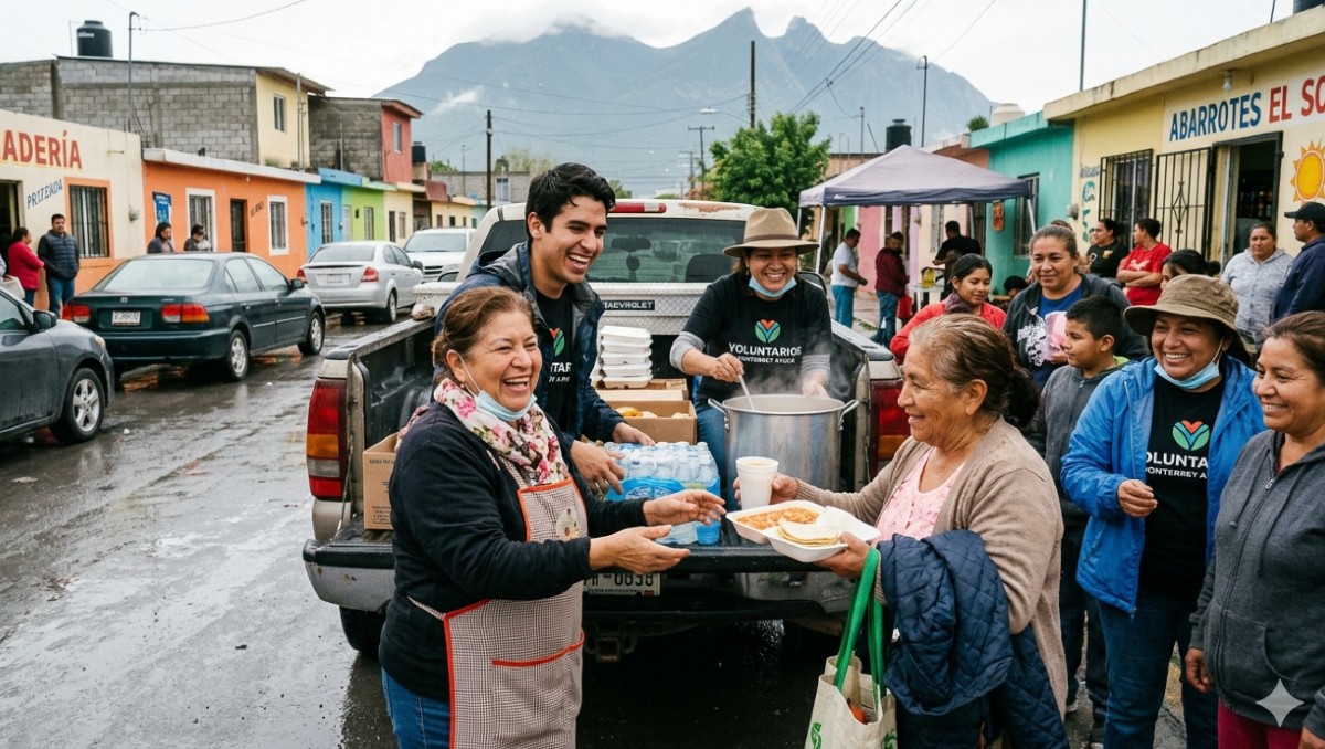 Mexico aparece en los últimos lugares en lo referente a la donación y generosidad. | Foto generada con IA