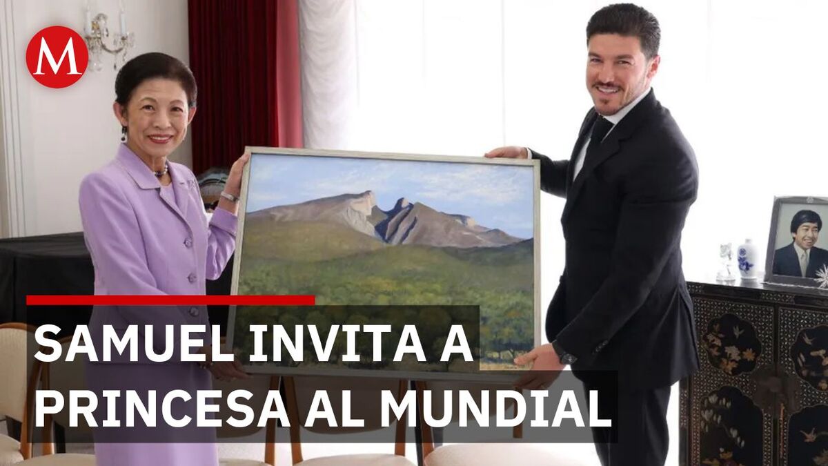 Samuel García invita a la princesa Takamado de Japón al Mundial 2026 en Monterrey
