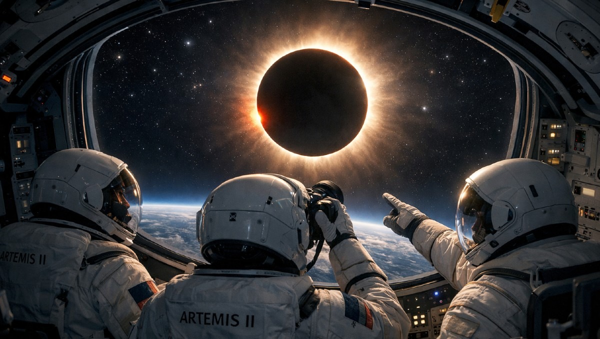 La tripulación de la misión Artemis II será testigo de una eclipse solar único que nadie más en Tierra podrá ver | IA Discover