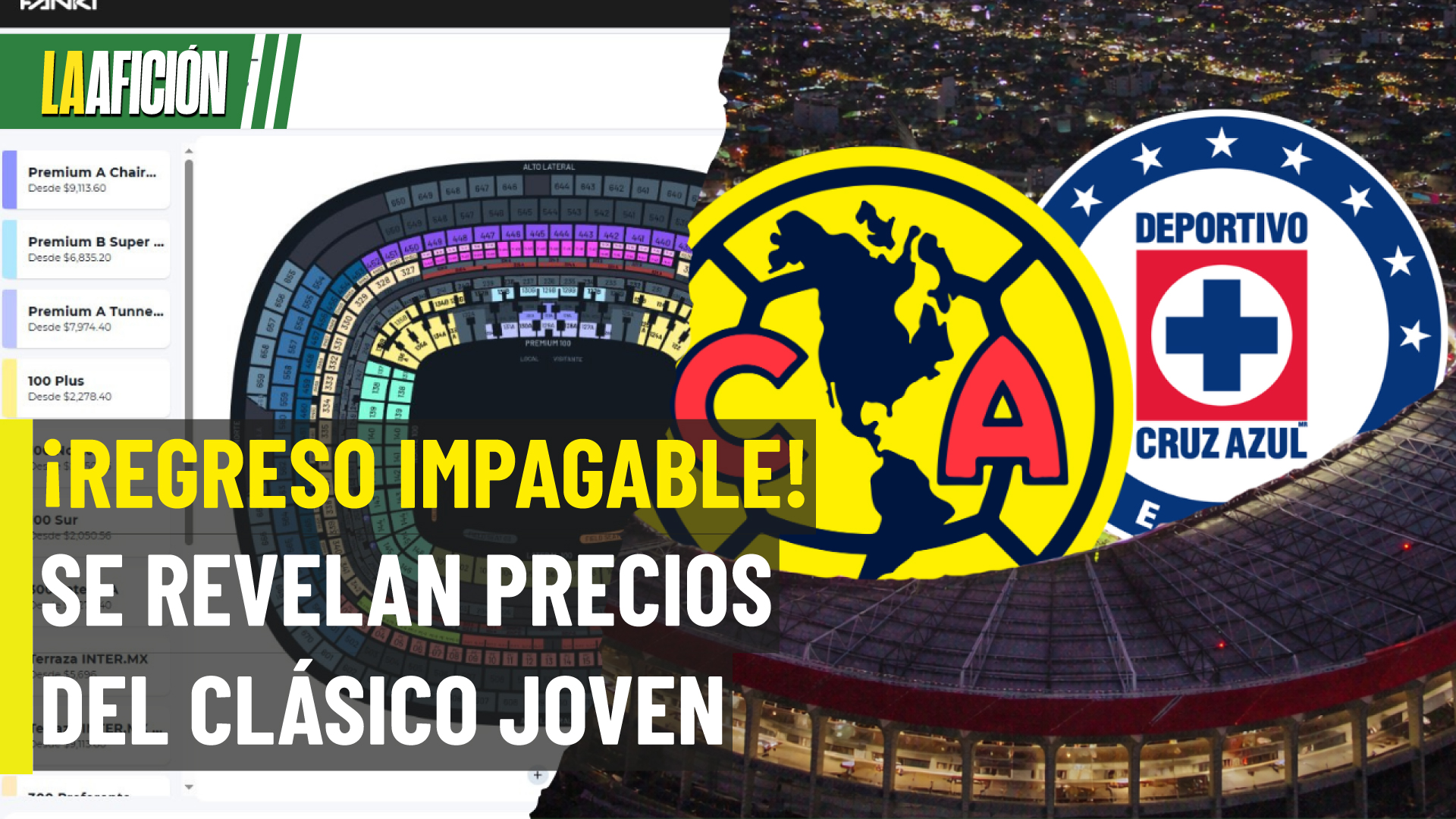 Afición del América estalla por precios del Estadio Banorte