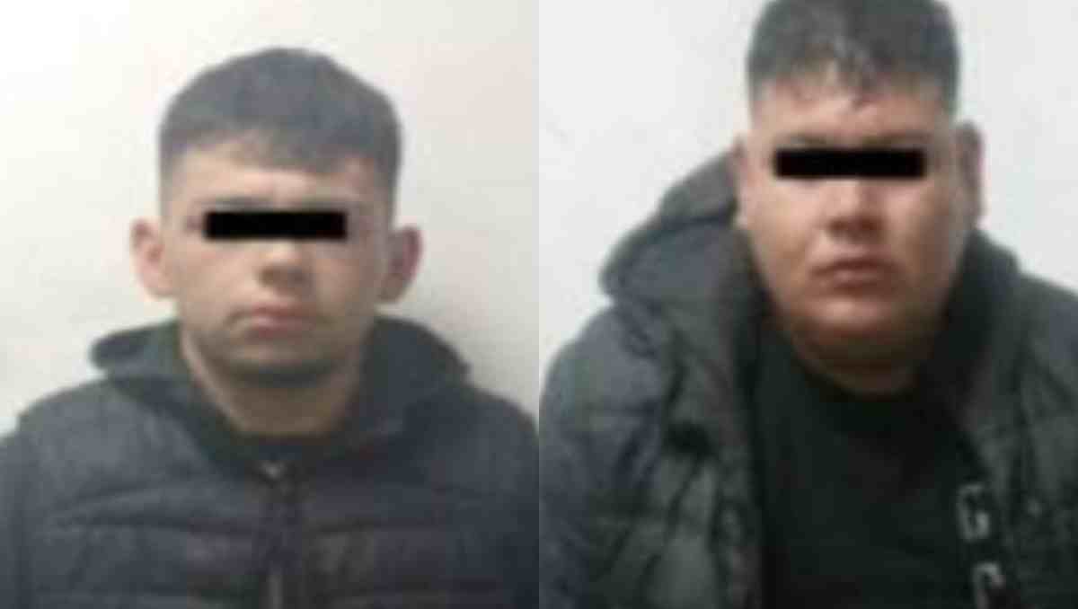 Fueron detenidos Leonardo 'N', de 21 años, y Kevin 'N', de 20 años por robo de vehículo.Especial