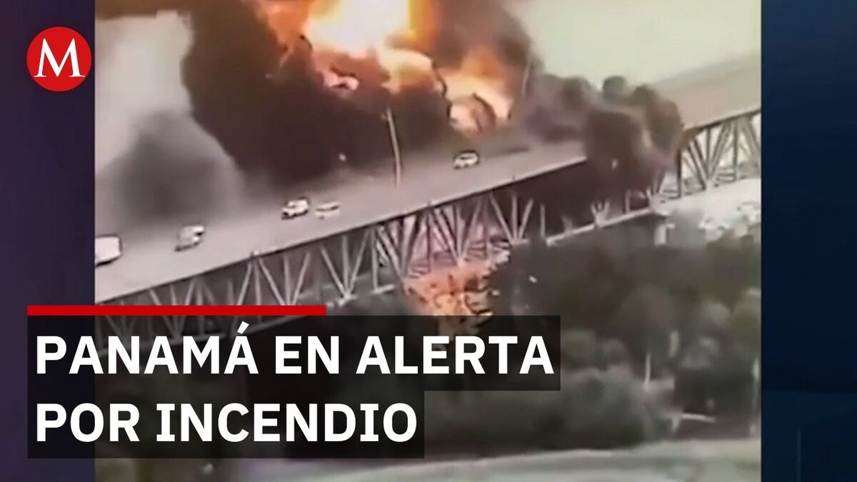 Incendio de camiones de combustible cierra el Puente de las Américas en Panamá