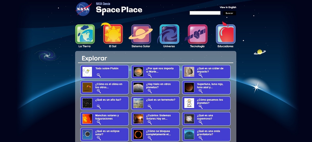 NASA Space Place. (cortesía)