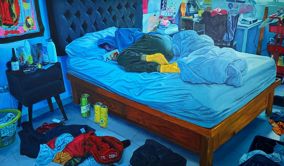 "No quiero vivir presa de la melancolía", obra de Andrea Sánchez Córdoba. (cortesía)