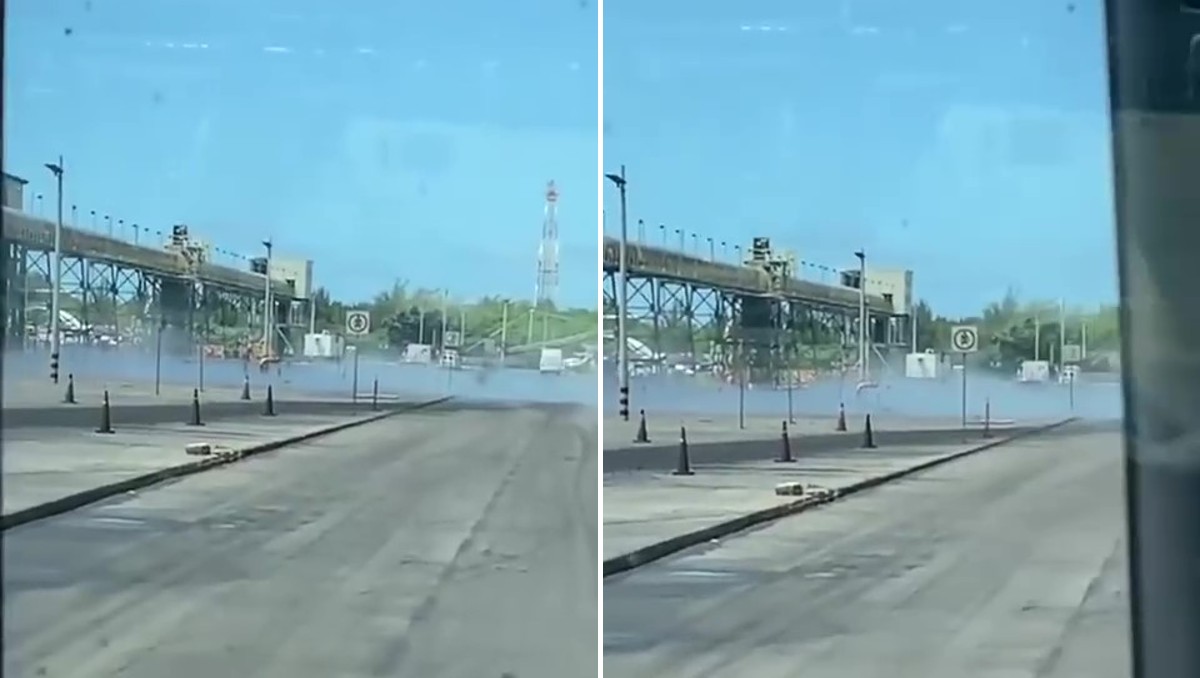 Reportan fuga de gas en la refinería Dos Bocas, en Tabasco. | Especial