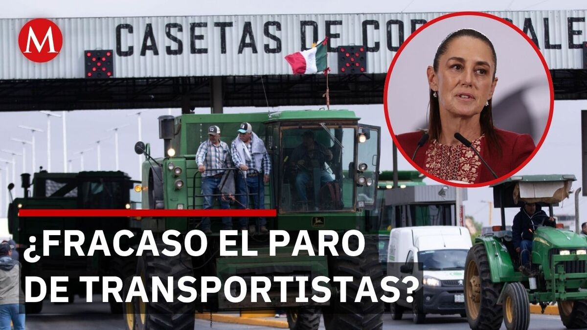 Sheinbaum minimiza el paro nacional de transportistas