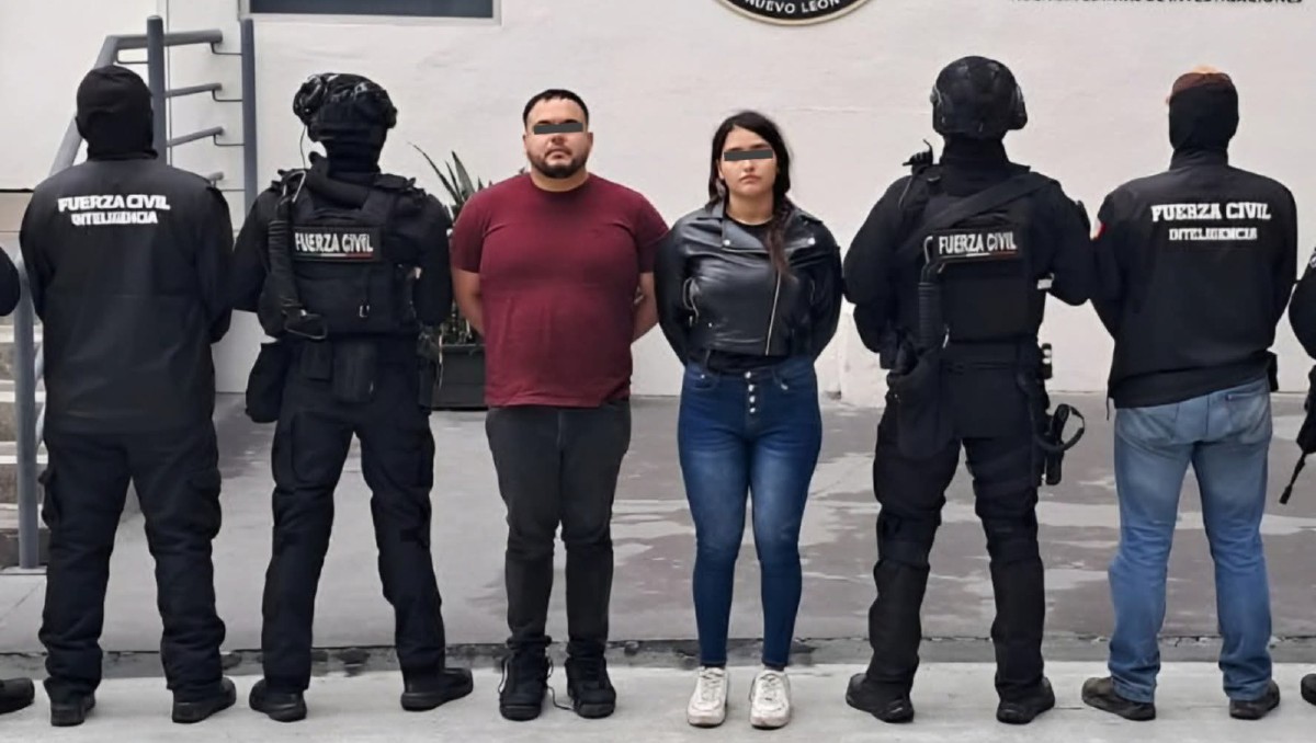 Los sospechosos fueron identificados como Abraham “N”, de 33 años; y Linda “N”, de 21 años. | Especial