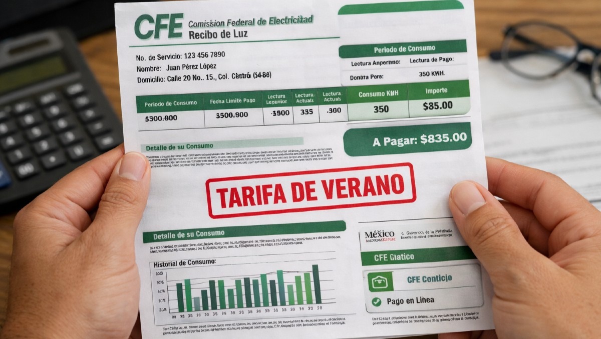 La tarifa de verano es un apoyo de CFE para los usuarios domésticos | IA Discover Milenio
