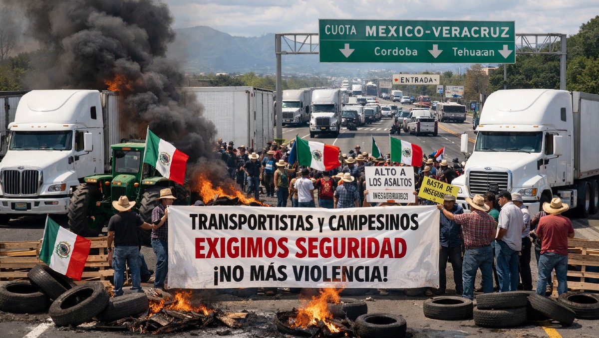Transportistas y agricultores aún mantienen algunos bloqueos en México | IA Discover