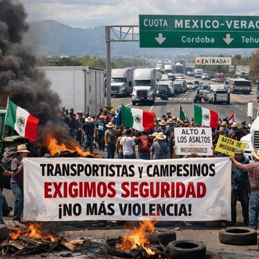 Transportistas y agricultores aún mantienen algunos bloqueos en México | IA Discover