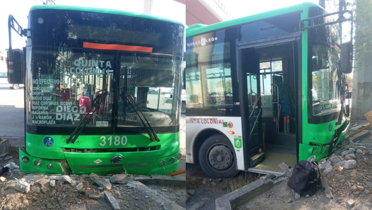 De acuerdo a la versión del conductor, perdió el control de la unidad tras agacharse. Foto: Especial