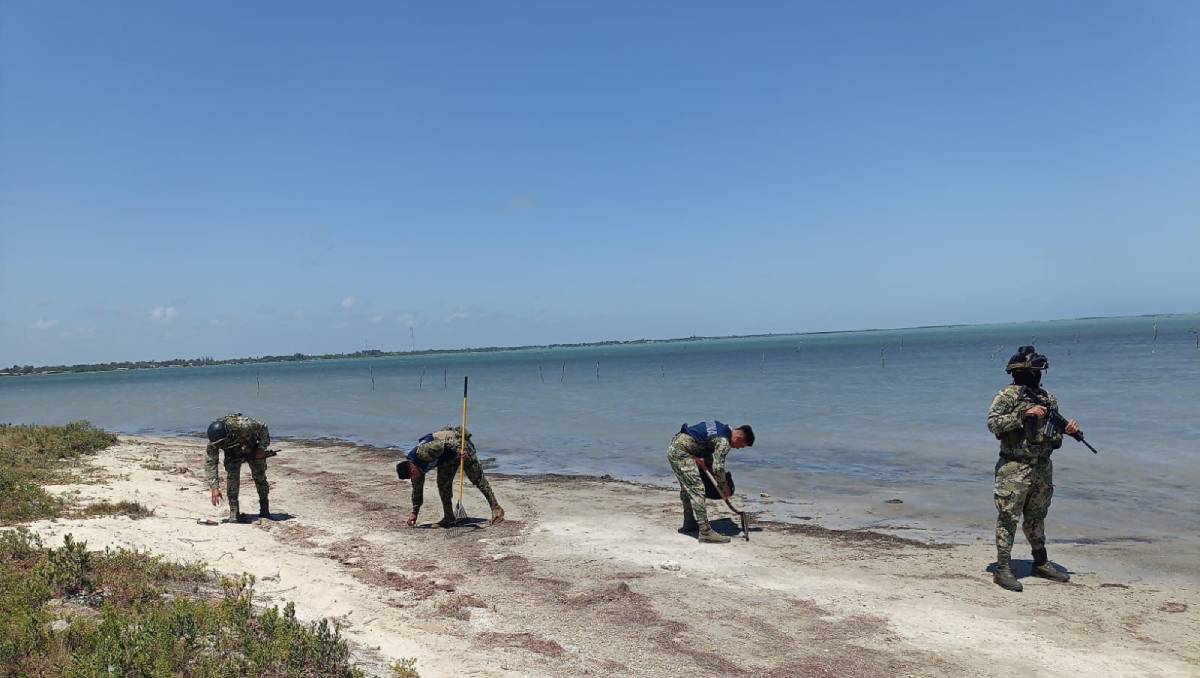 Acciones de contención de hidrocarburos. Foto: Especial