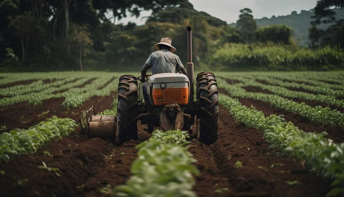Agricultor en el campo