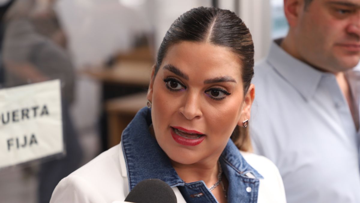 Ana González, diputada. Luis Guerra