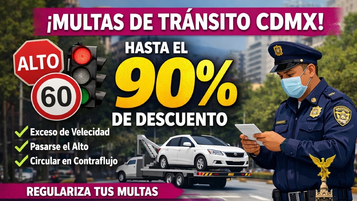 Ciudad de México brinda un descuento del 90 por ciento en multas de tránsito | IA Discover Milenio