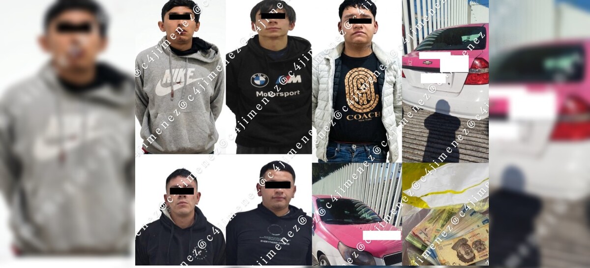 Los cinco detenidos fueron identificados como Brayan 'N', José 'N', Mario 'N', Edson 'N' y Oswaldo 'N'. | Especial