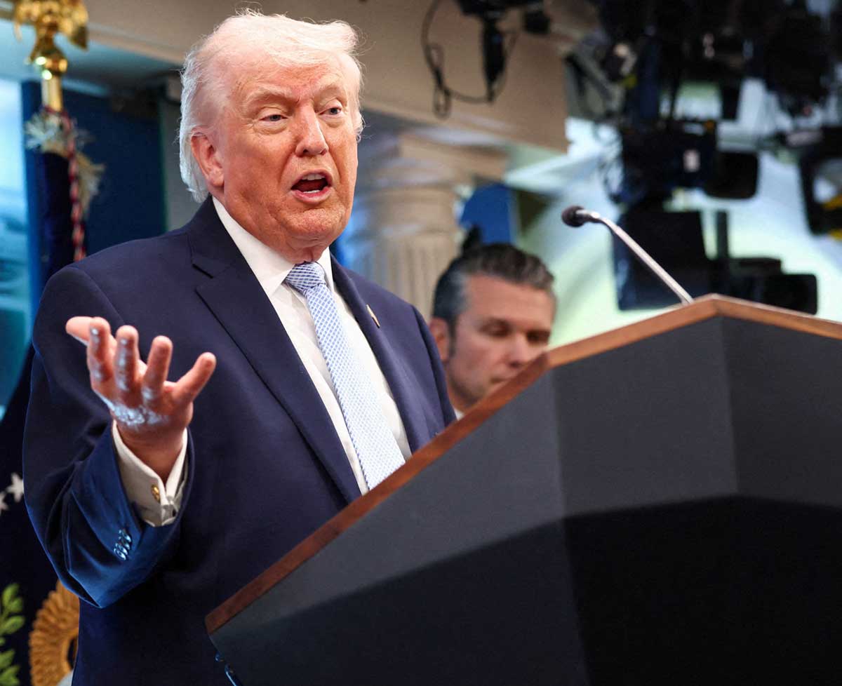 Donald Trump, presidente de los Estados Unidos. Reuters