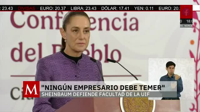 Ningún empresario debe temer a la UIF por nueva medida: Sheinbaum | Pedro Gamboa, 8 de abril de 2026