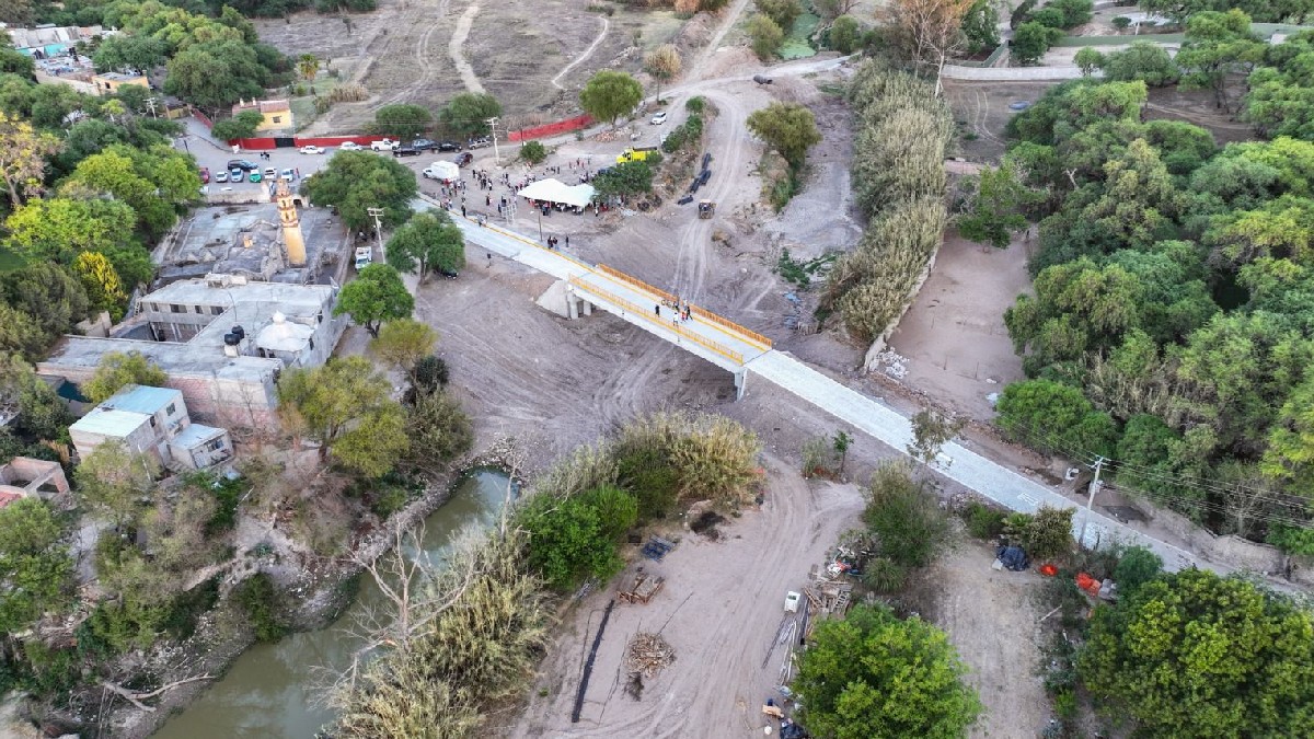 El gobierno de San Miguel de Allende concreta la construcción de un puente sobre el río La Laja. Foto: Especial.