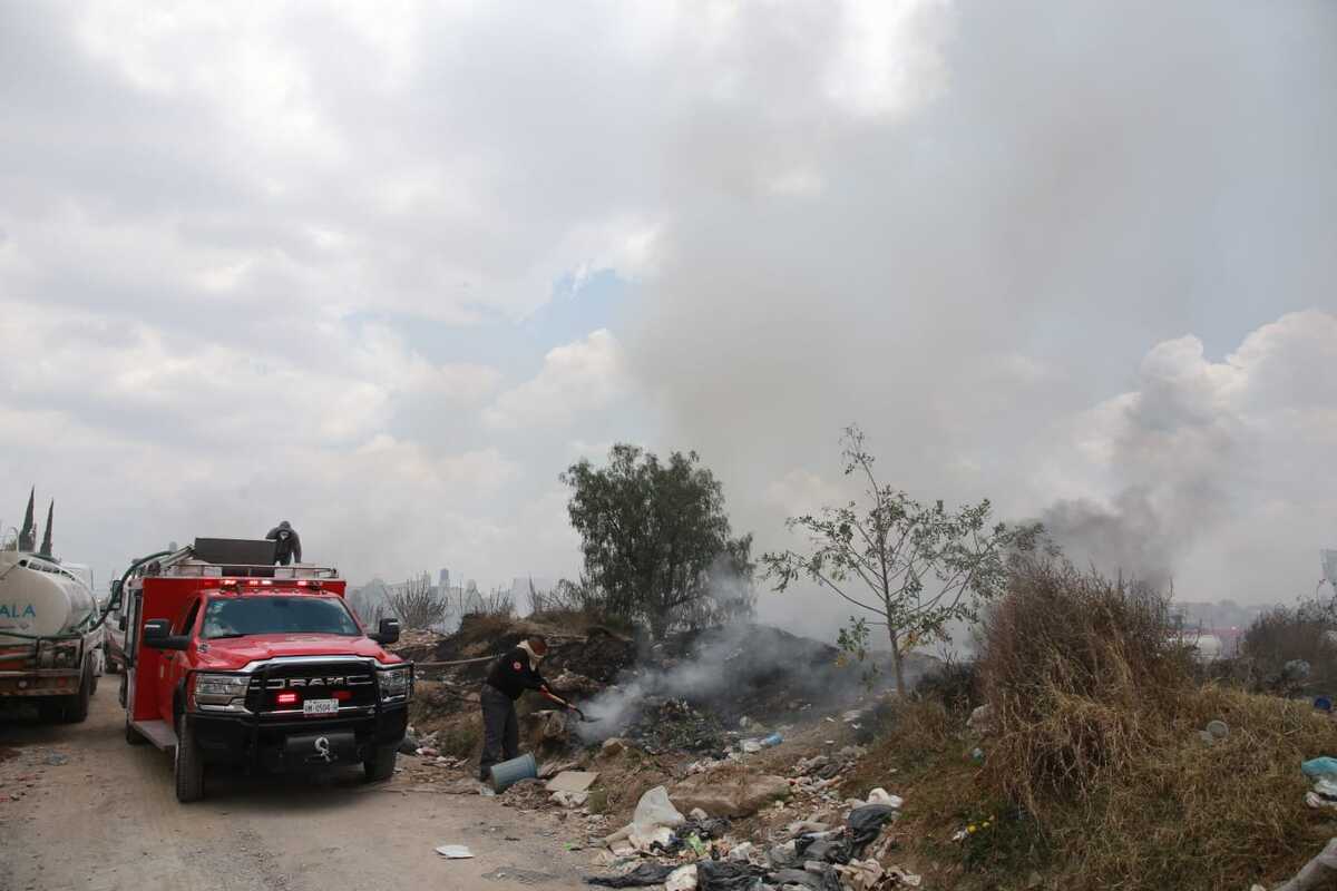 Incendio en Zempoala. (Jorge Sánchez)