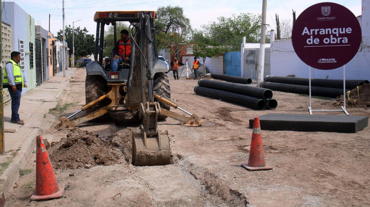 Inversión de 1.2 mdp en subcolector mejora drenaje en Gómez Palacio.| Rolando Riestra.