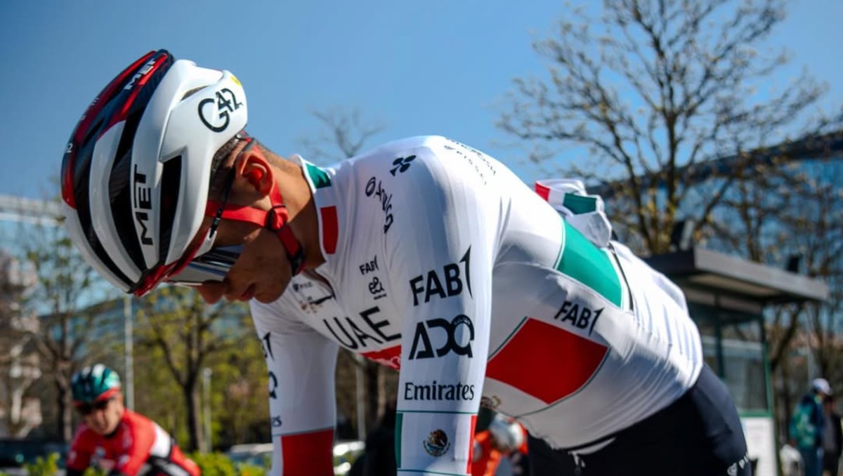 Isaac Del Toro se retira de la tercera etapa en la Vuelta al País Vasco, tras sufrir una caída (Instagram @isaac_deltoro_romero1)