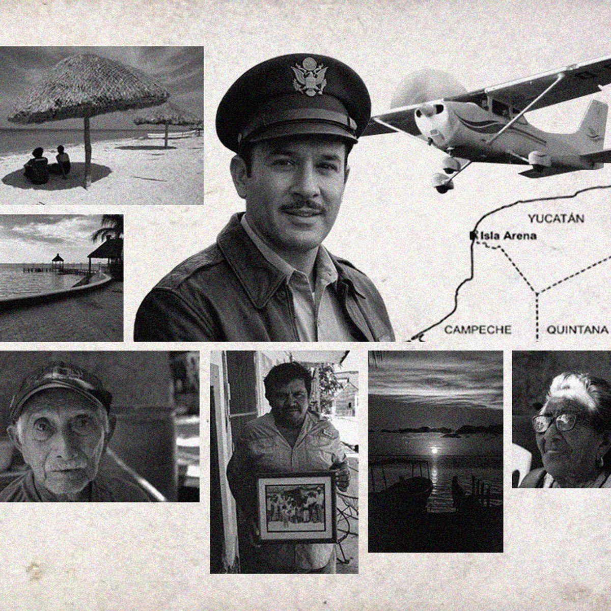 En Isla Arena, Campeche, el paso de Pedro Infante parece ser memoria viva. Entre relatos de su avioneta, canciones y promesas cumplidas.