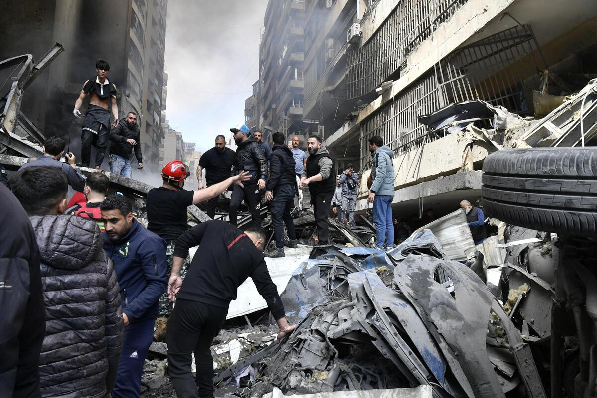 Israel mantuvo ataques contra el Líbano, a un día de que EU e Irán pactaron un alto al fuego. | EFE