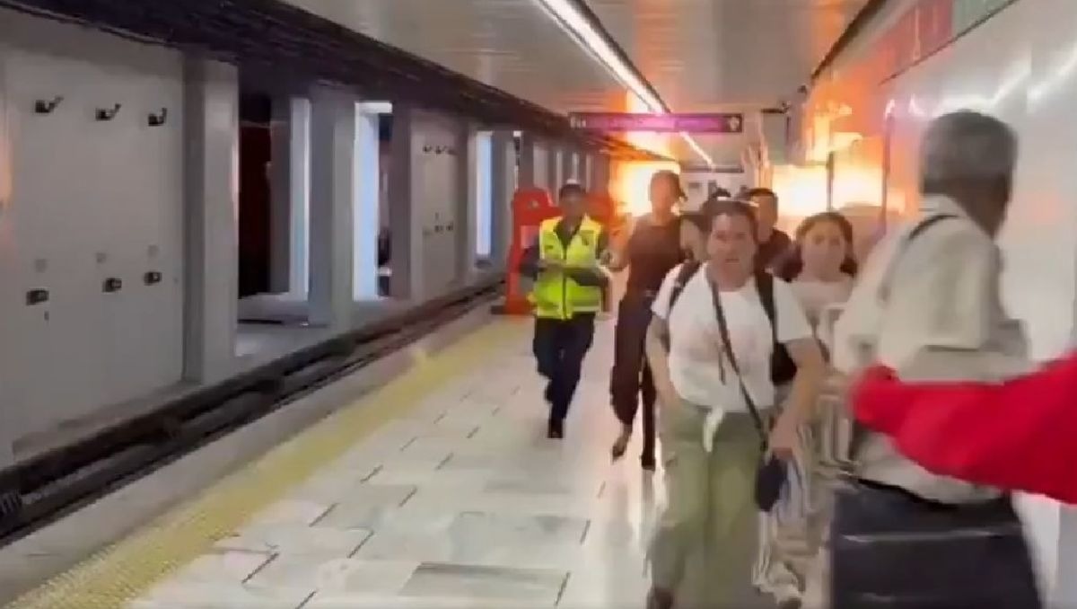 La circulación en la Línea 1 del Metro es continua . | Especial