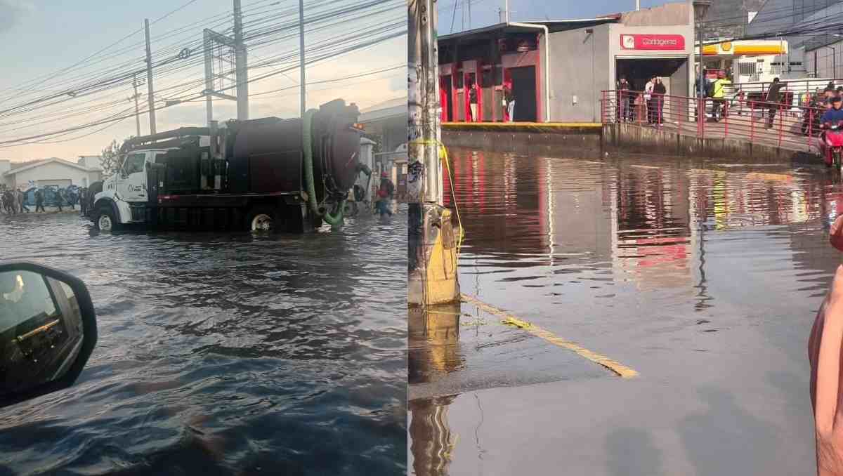 Lluvia y granizada provocaron severos encharcamientos y caos vial en Coacalco, Tultepec y Tultitlán. Especial
