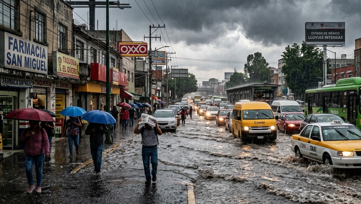 Las lluvias en Ciudad de México y Estado de México tiene pronóstico para hoy  de abril | IA Discover Milenio