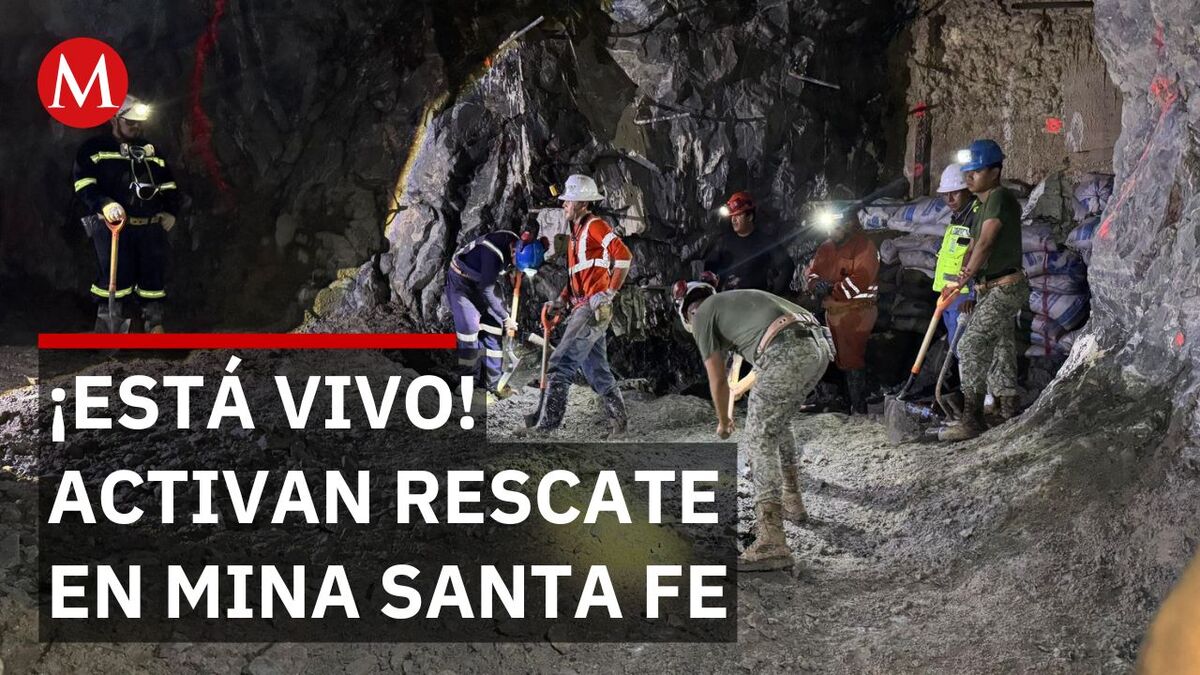 Localizan con vida a minero tras 13 días atrapado en Sinaloa; inicia rescate de Francisco