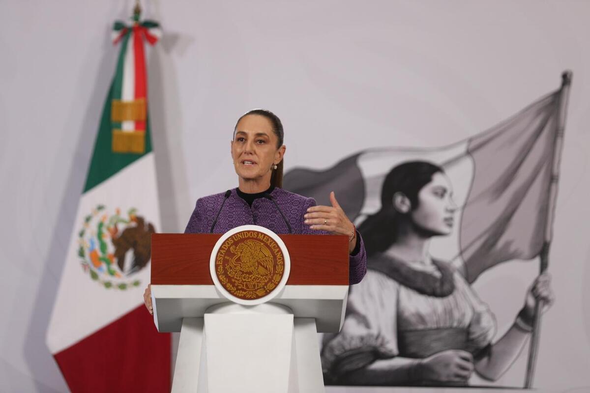 La presidenta Claudia Sheinbaum lamentó la muerte de uno de los mineros atrapados en Sinaloa. | Jorge Carballo