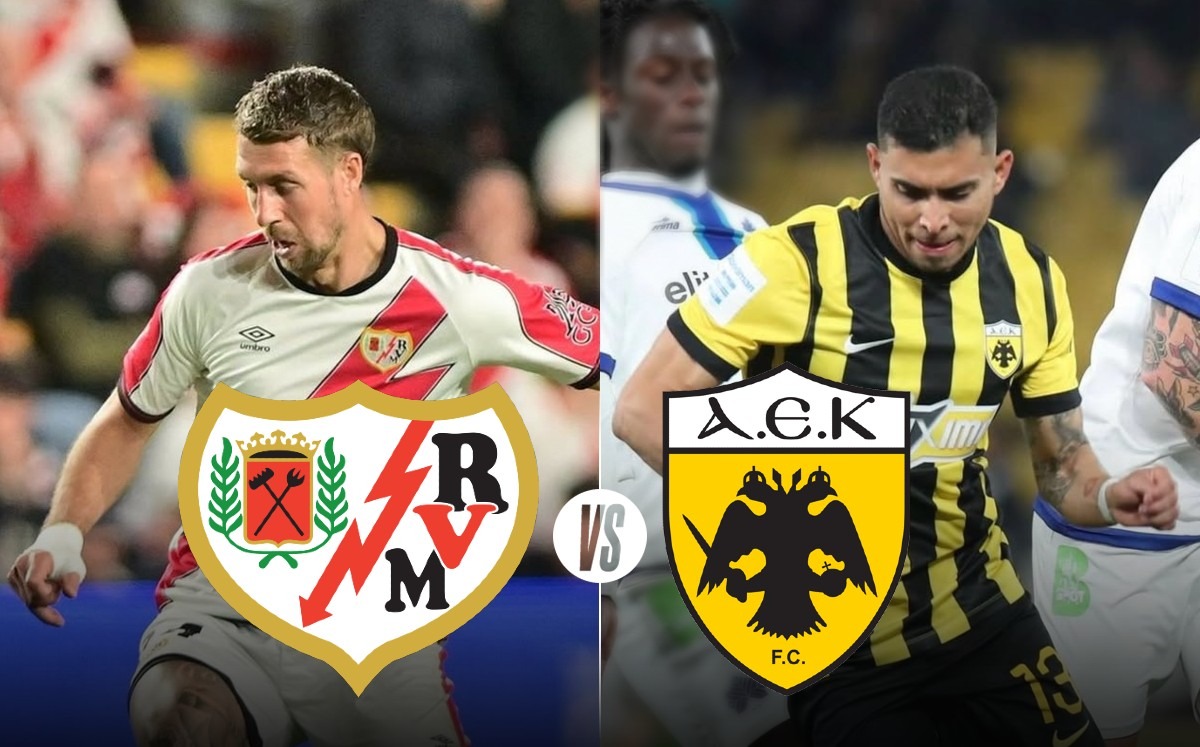 Rayo Vallecano recibe al AEK Atenas en la Ida de los Cuartos de final de la Conference League (Instagram @rayovallecano / @orbelin7pineda)