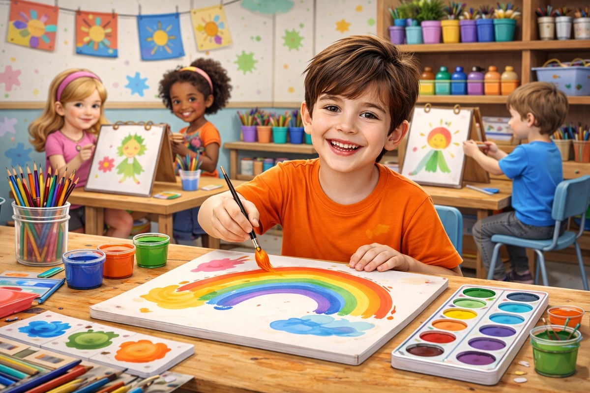 Habrá talleres de pintura, búsqueda de huevos de pascua y cine. | Imagen hecha con IA