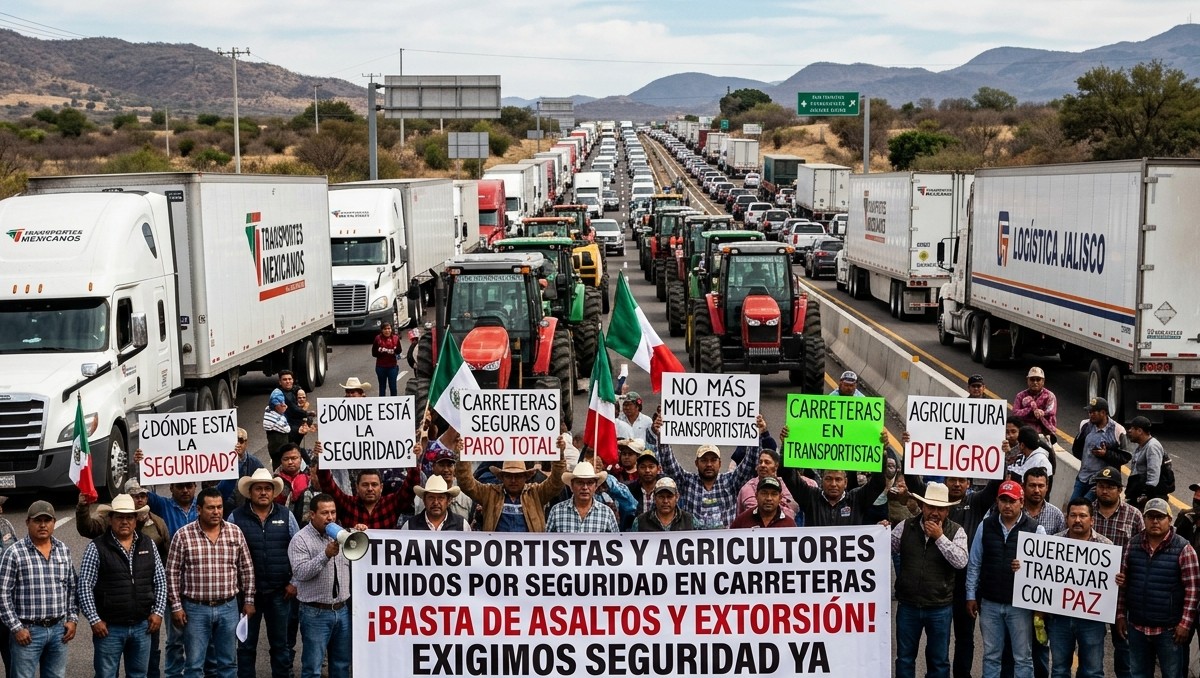 Transportistas y agricultores exigen seguridad en las carreteras | IA Discover
