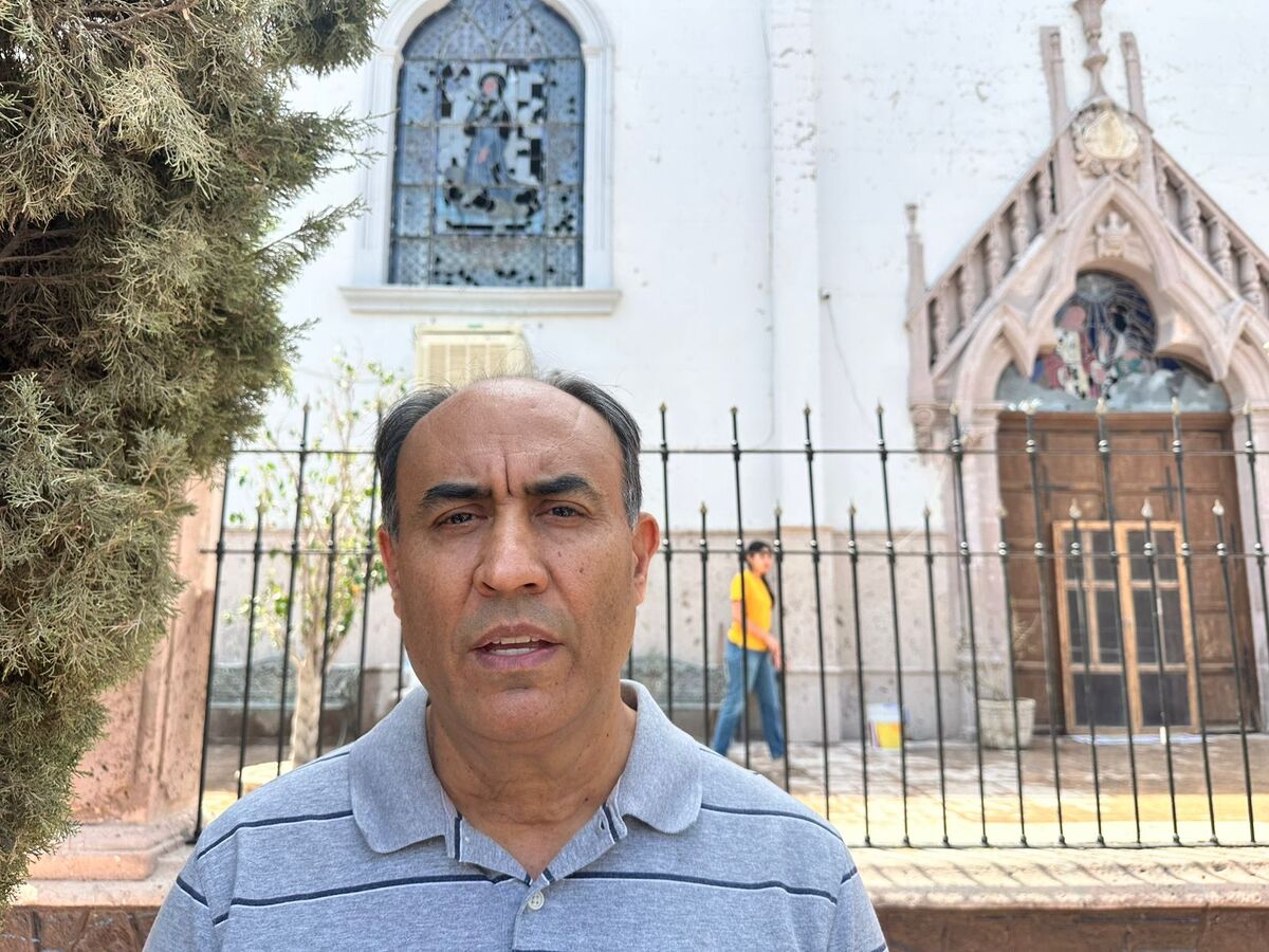 Tras tromba, evaluará INAH daños en vitrales de la Iglesia del Sagrado Corazón de Jesús en Lerdo,  informó el parroco Julio Carrillo