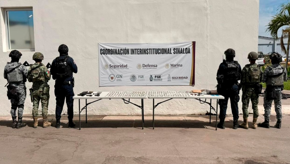 Decomisan armas, droga y chips en operativo en penal de Aguaruto, Sinaloa