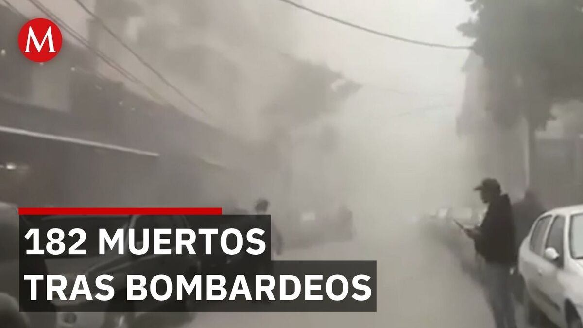 Bombardeos en Líbano dejan 182 muertos y desatan condena internacional