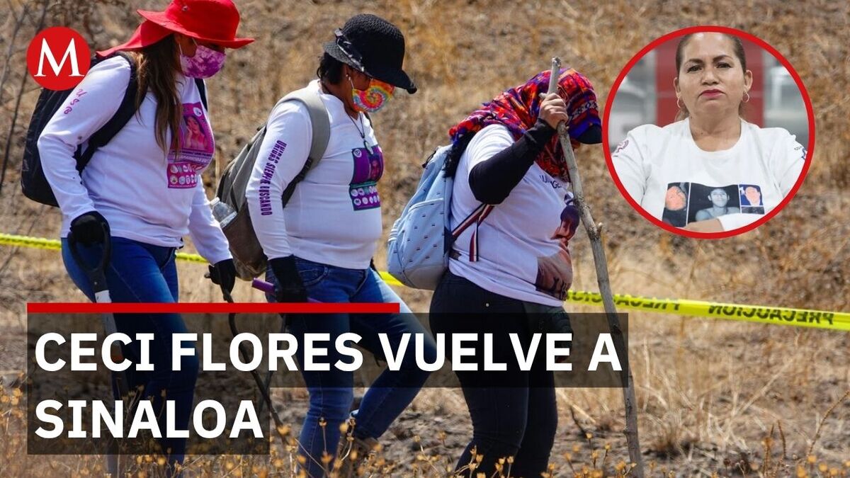 Ceci Flores retoma búsqueda de su otro hijo desaparecido en Sinaloa