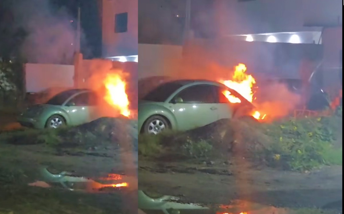 Investigan incendio de auto en Fraccionamiento Lomas de Guadalupe
