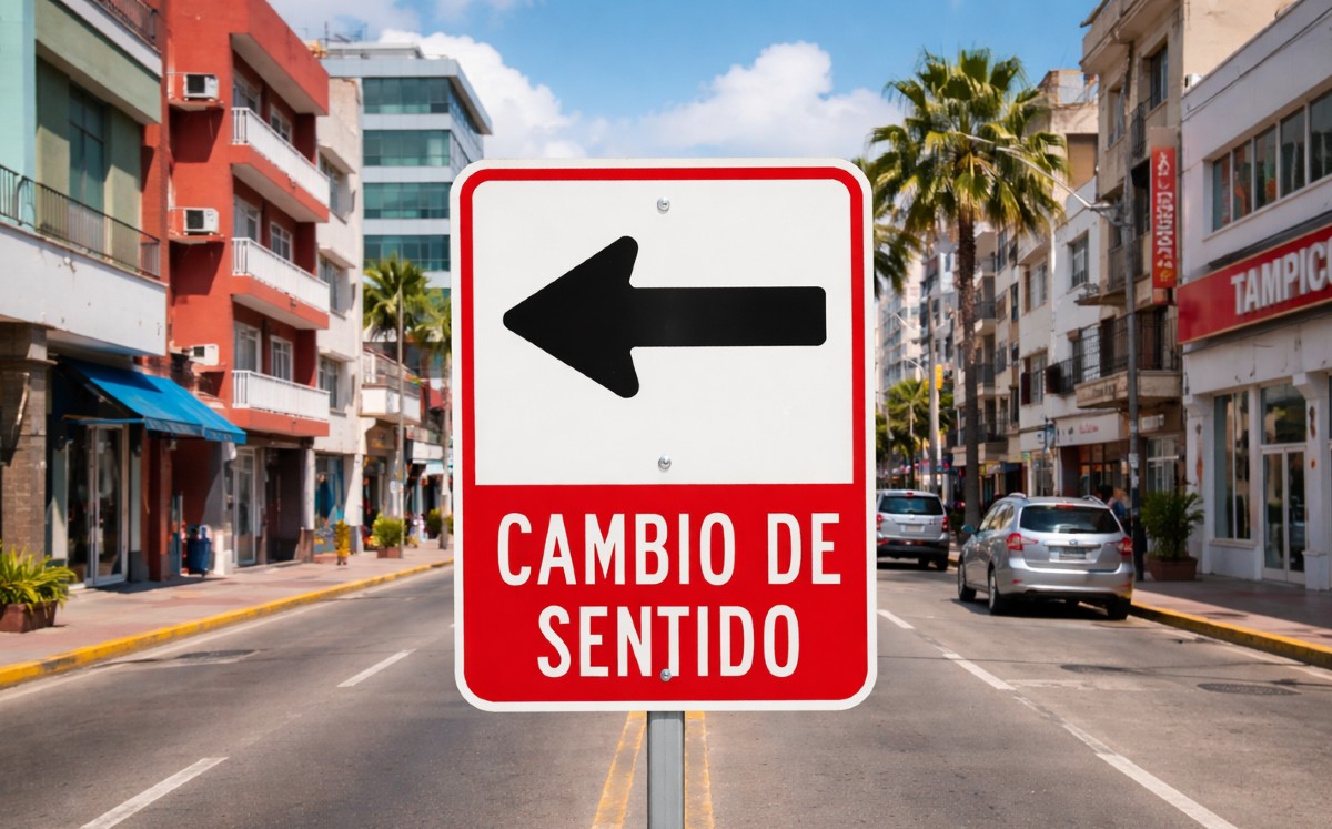 Modifican circulación en Tampico ¿Qué calles cambian sentido?